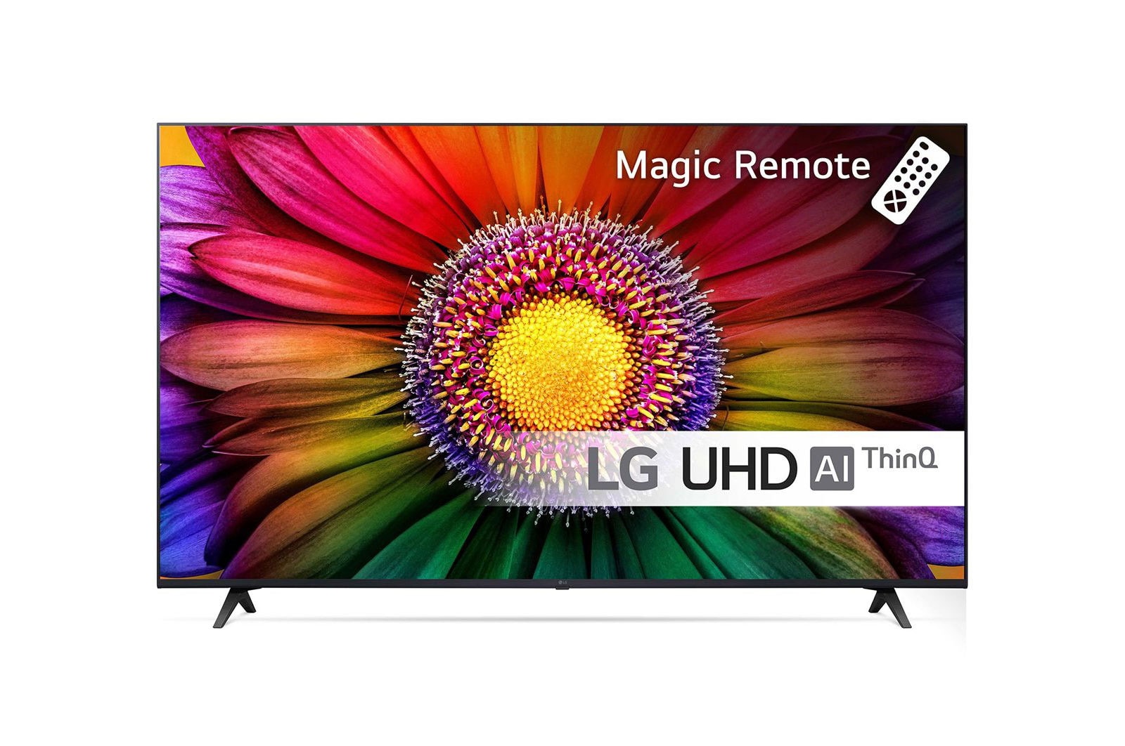 LG UHD TV vist forfra