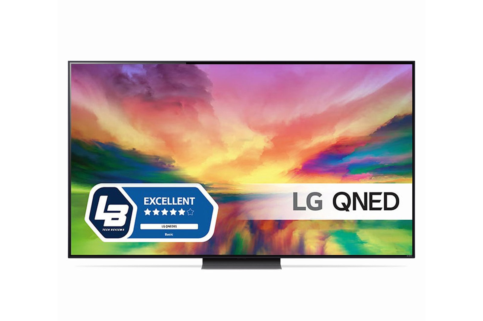 Visning forfra af LG 75&#39;&#39; QNED 82 - 4K TV (2023) 75QNED826RE