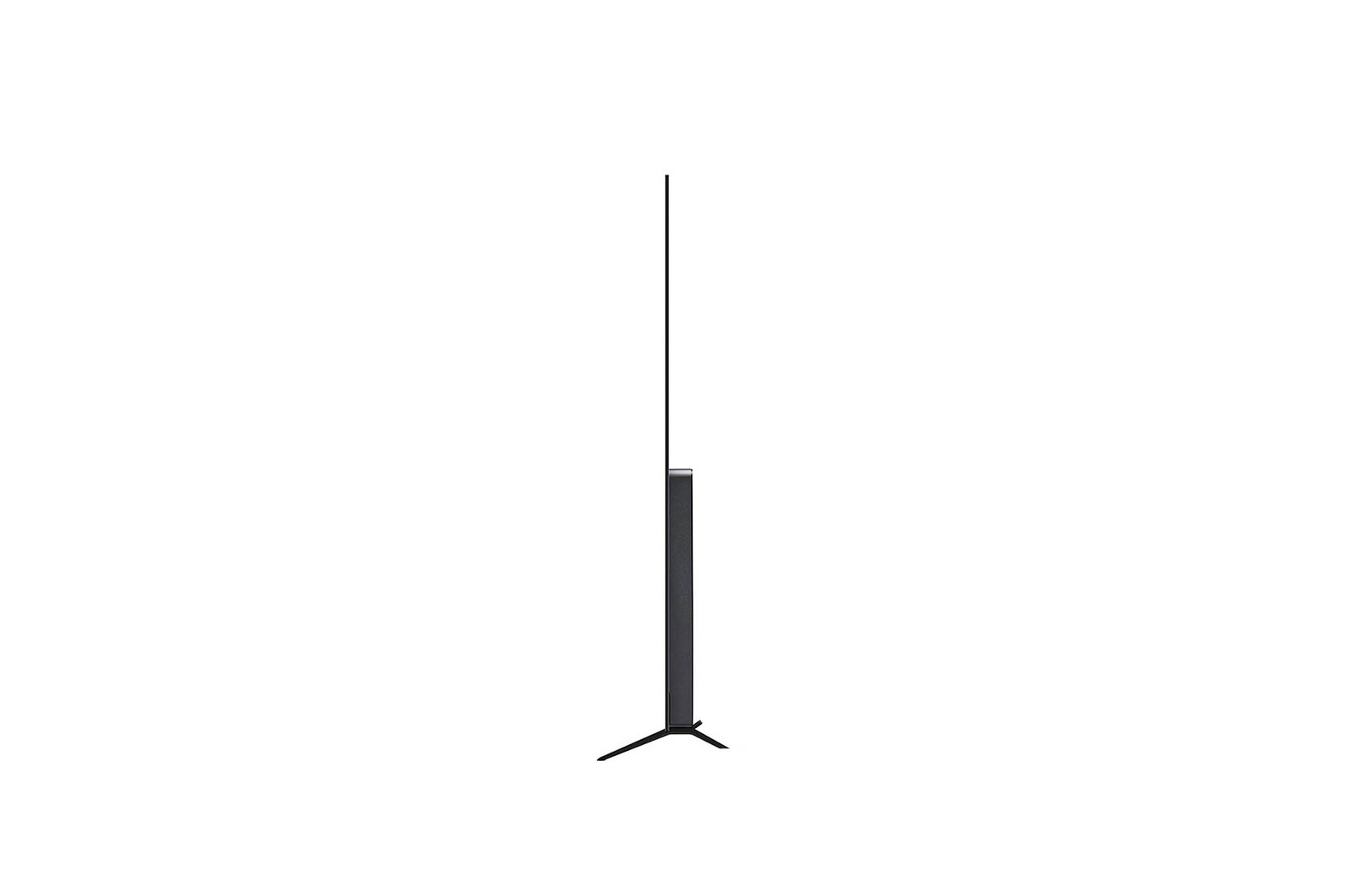 Visning fra siden af LG OLED-TV, OLED B4