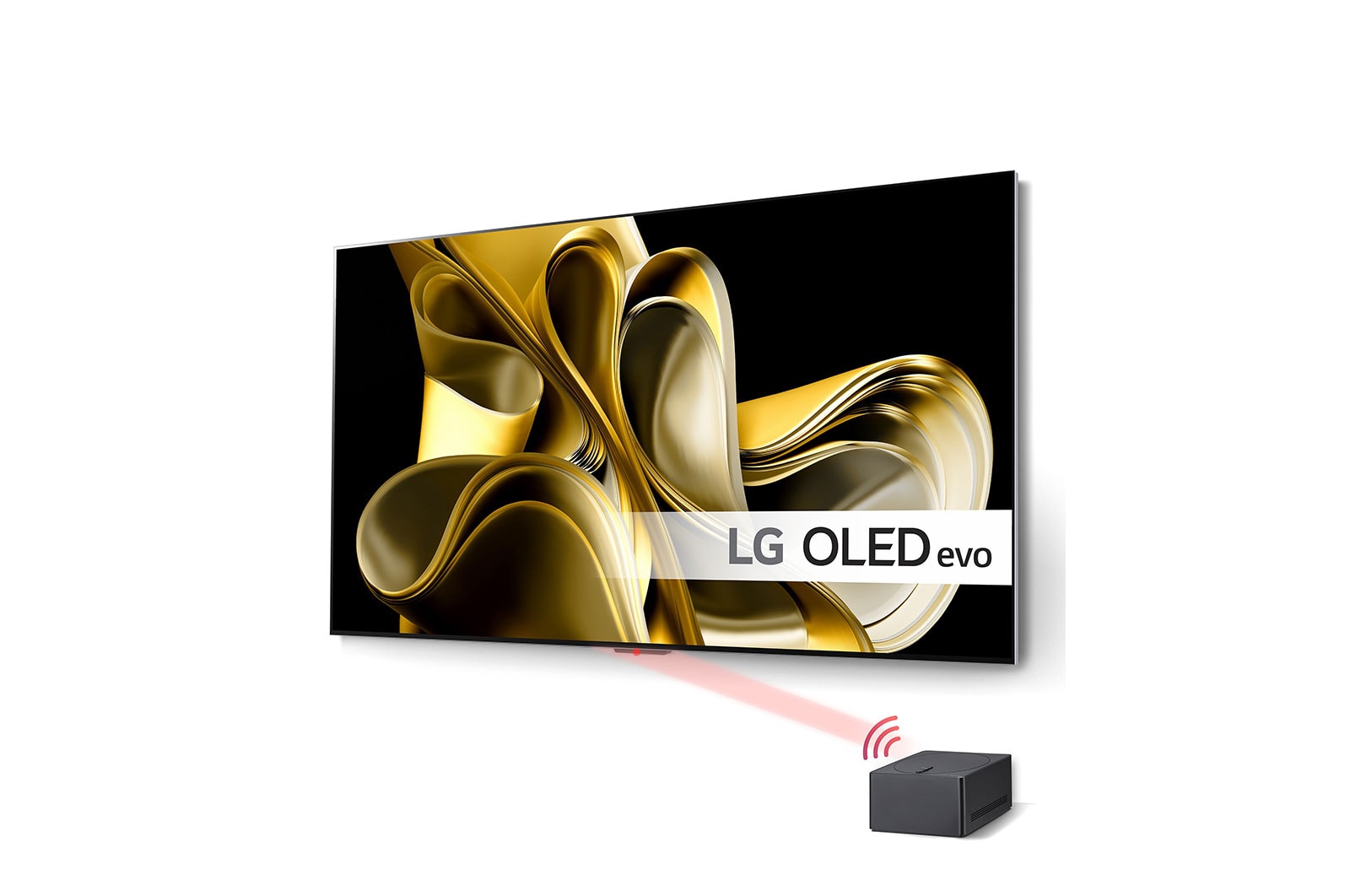 LG Verdens første ægte trådløse TV 77" LG OLED evo AI M3 med trådløs video- og lydoverførsel i 4K og 120 Hz , OLED77M39LA