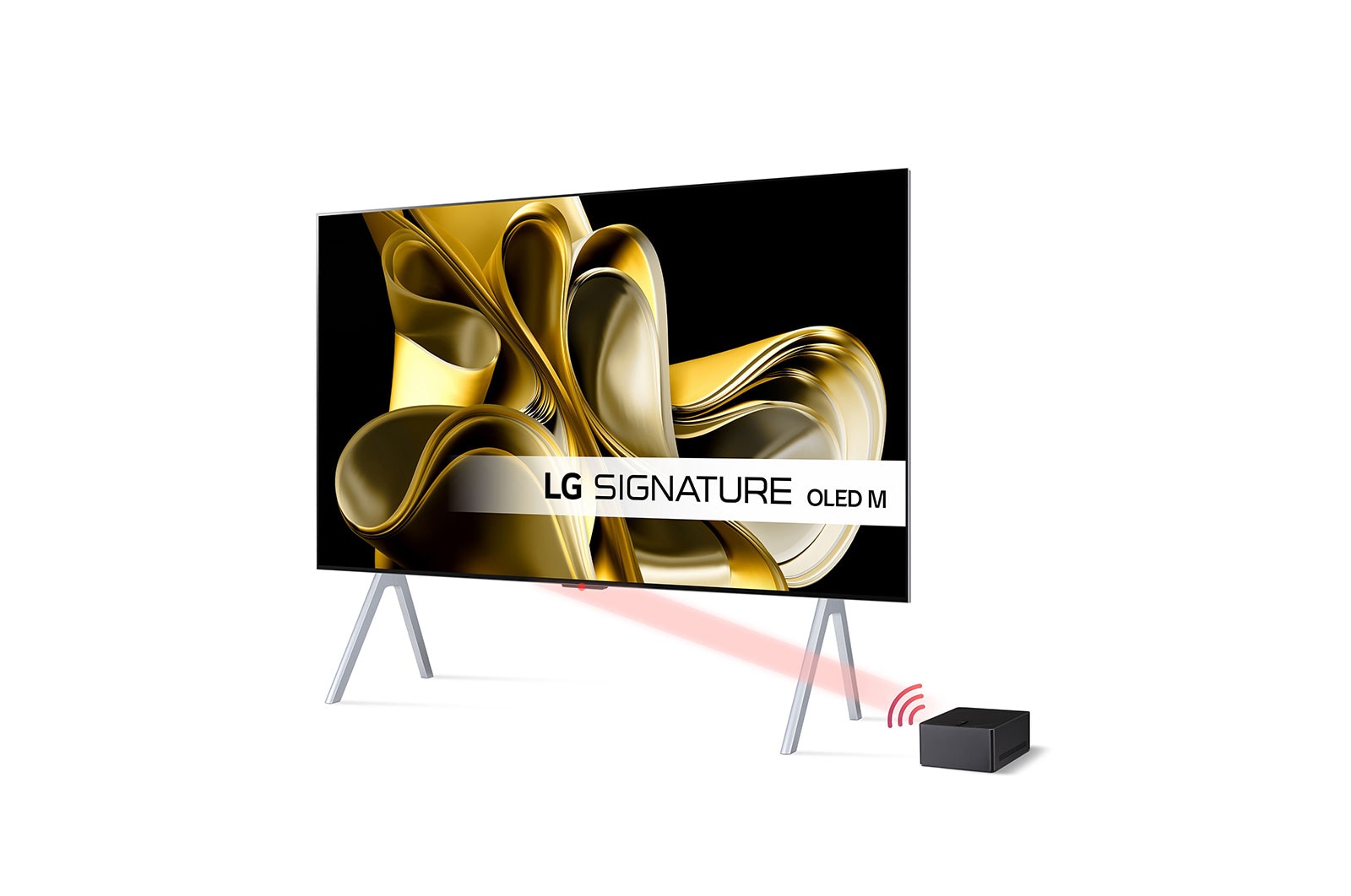 LG Verdens første ægte trådløse TV 97" LG SIGNATURE OLED M3 med trådløs video- og lydoverførsel i 4K og 120 Hz , OLED97M39LA