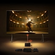 LG Ægte trådløst TV 97" LG SIGNATURE OLED M4 med video- og lydoverførsel i 4K og 120 Hz , OLED97M49LA