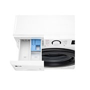 LG Slim 9 kg Vaskemaskin(Hvid) - Steam, Energiklasse A, AI DD™,  Smart Diagnosis™, 47,5cm dybde, F2Y5FYP6W