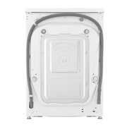 LG 8 kg / 6 kg Kombineret vaskemaskine/tørretumbler(Hvid) - Steam, Energiklasse E, AI DD™, Smart Diagnosis™ med Wi-Fi, F4DV508S0WE