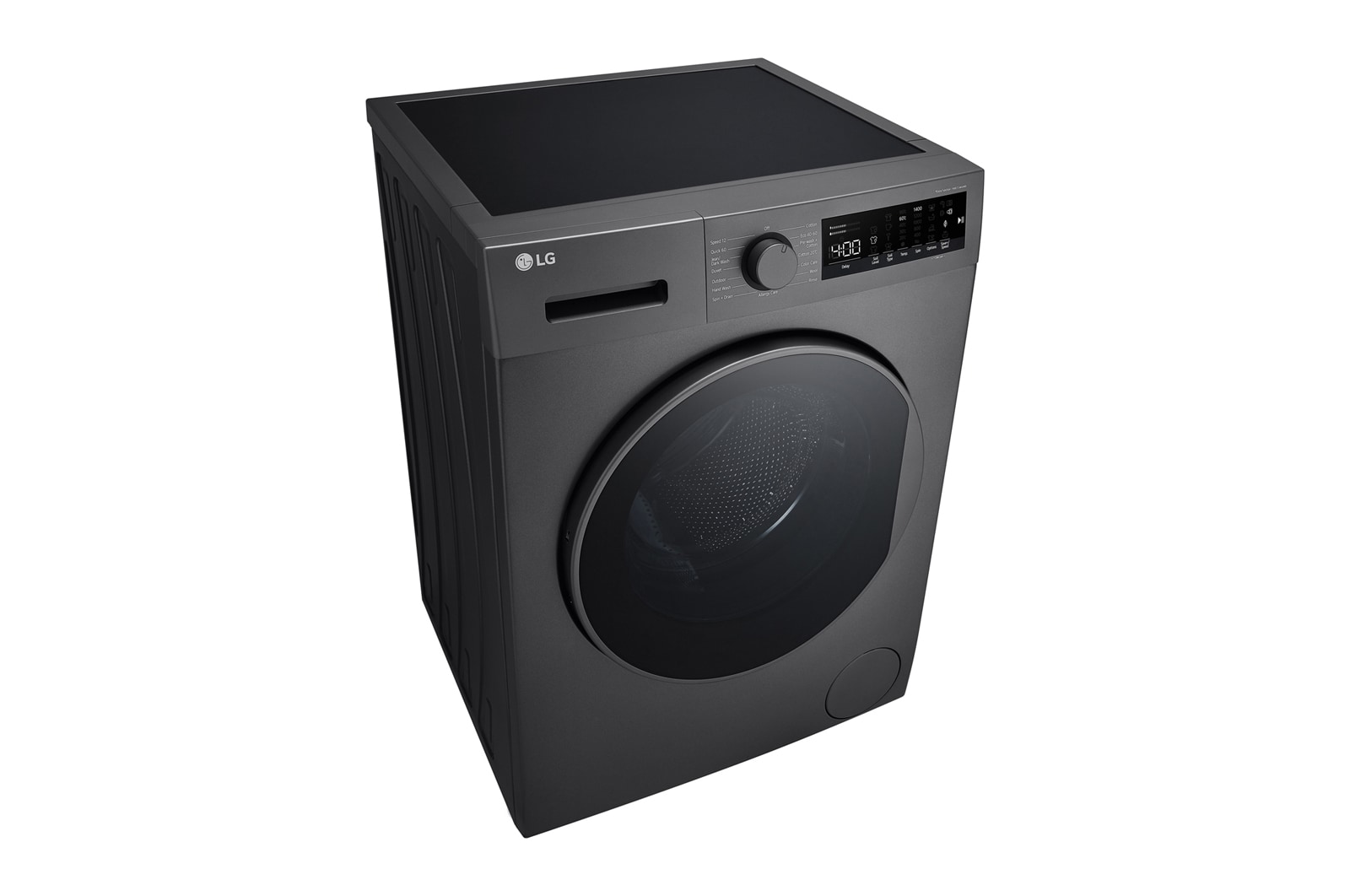 LG 9kg Vaskemaskin(Sort), Energiklasse A, Steam™, F4T2VYM1S