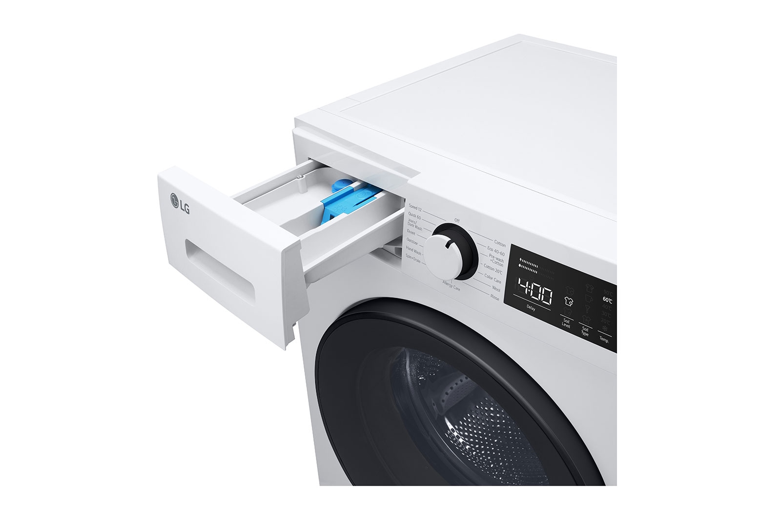 LG 9kg Vaskemaskine(Hvid), Energiklasse A, Steam™, F4WM309S0