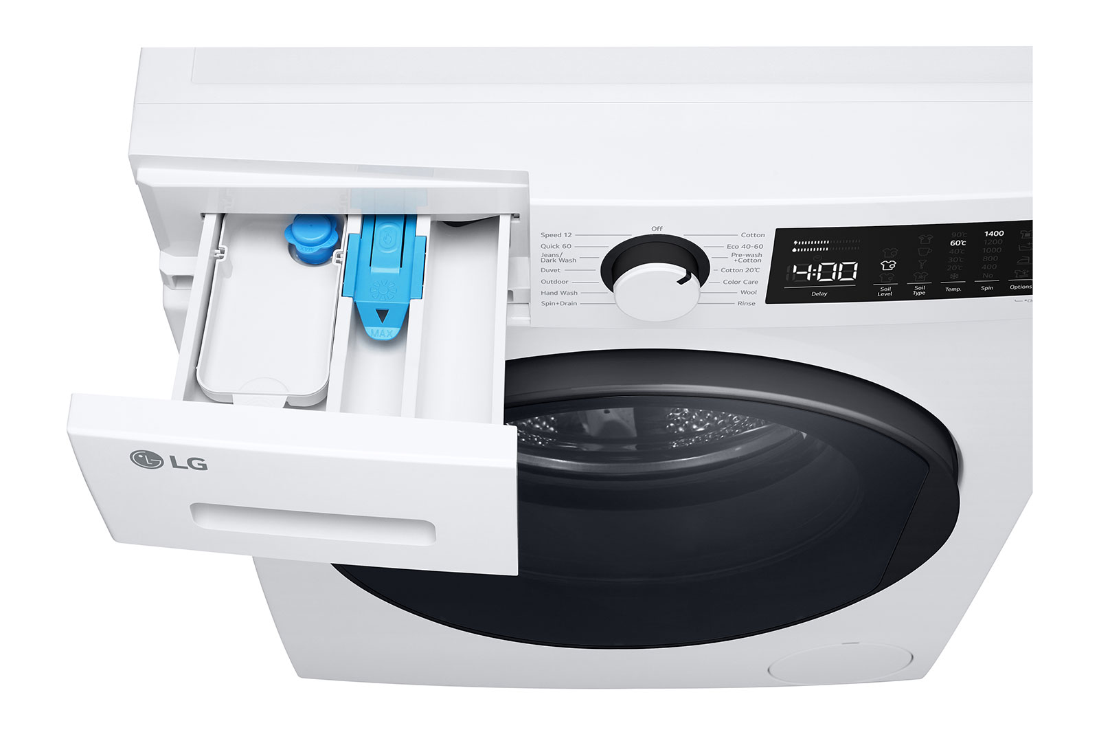 LG 9kg Vaskemaskine(Hvid), Energiklasse A, Steam™, F4WM309S0