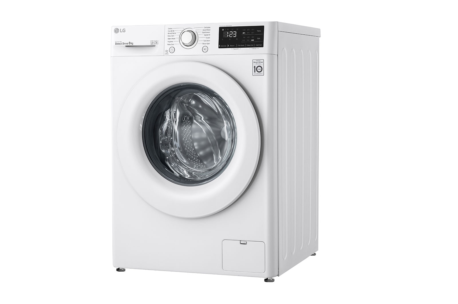LG 8 kg Vaskemaskine(Hvid) - Energiklasse C, AI DD™, Smart Diagnosis™, F4WP308N0W