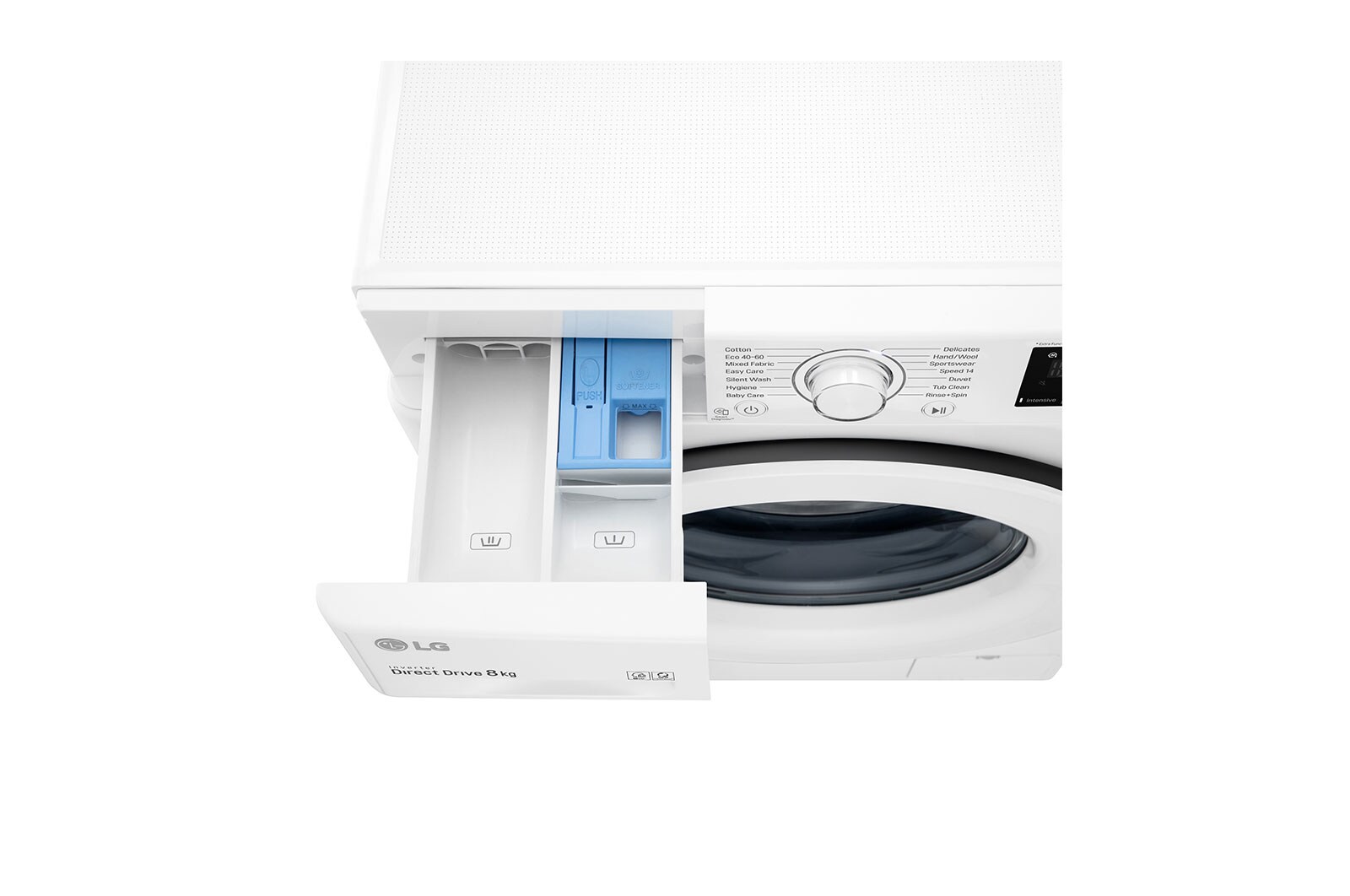 LG 8 kg Vaskemaskine(Hvid) - Energiklasse C, AI DD™, Smart Diagnosis™, F4WP308N0W