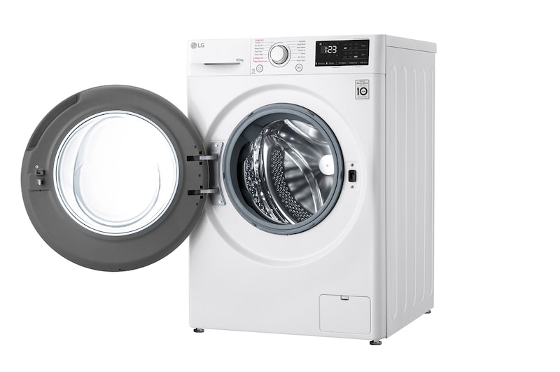 LG 10.5 kg Vaskemaskin(Hvit) - Energiklasse B, AI DD™, Steam™, Smart Diagnosis, F4WV210S0W