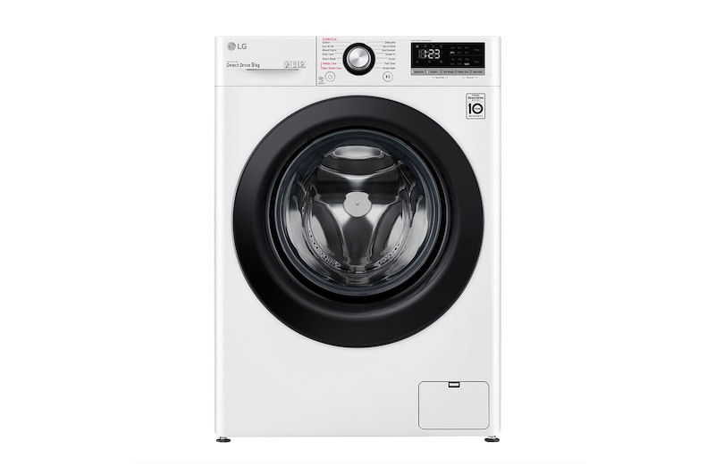 LG 9 kg Vaskemaskine(Hvid) - Energiklasse B, AI DD™, Smart Diagnosis™, F4WV409S3WE