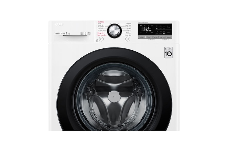LG 9 kg Vaskemaskine(Hvid) - Energiklasse B, AI DD™, Smart Diagnosis™, F4WV409S3WE