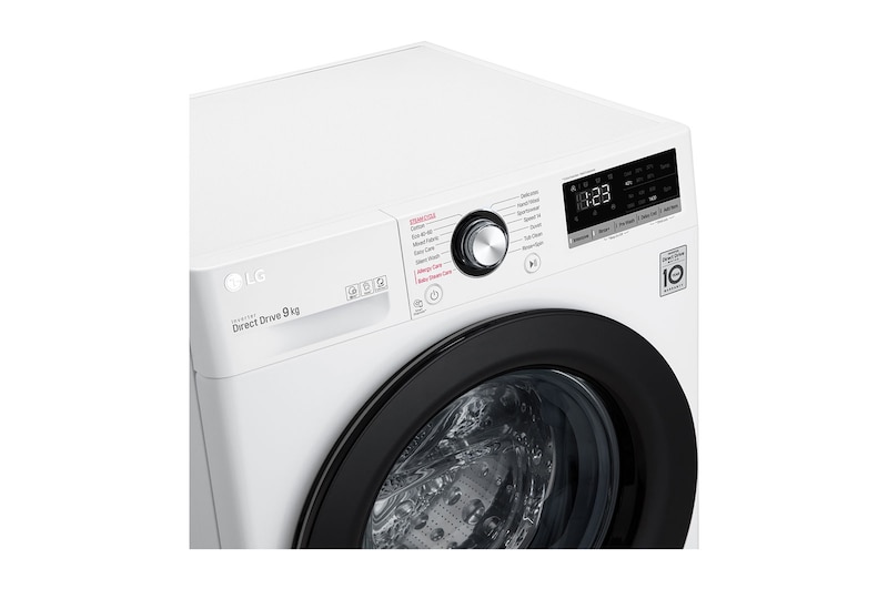 LG 9 kg Vaskemaskine(Hvid) - Energiklasse B, AI DD™, Smart Diagnosis™, F4WV409S3WE