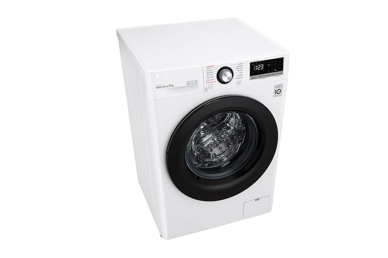 LG 9 kg Vaskemaskine(Hvid) - Energiklasse B, AI DD™, Smart Diagnosis™, F4WV409S3WE