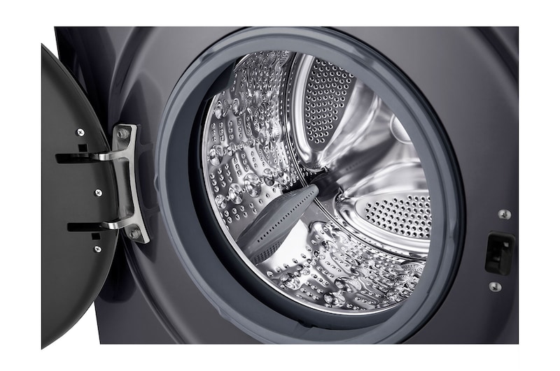 LG 8 kg Vaskemaskin(Essence Black) - Steam, Energiklasse A, 6 Motion DD, Smart Diagnosis™ med Wi-Fi, F4X1008NMB