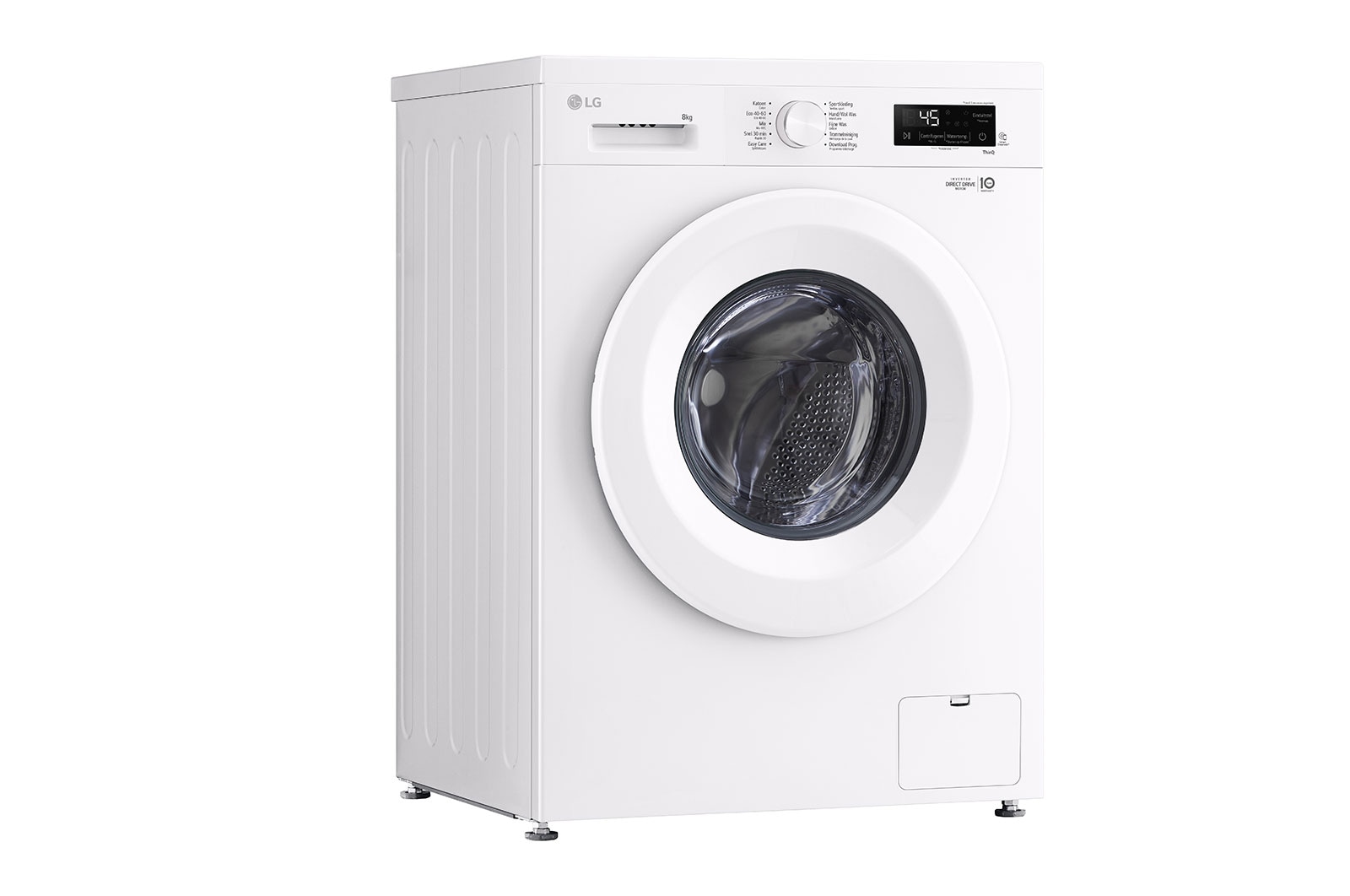 LG 8 kg Vaskemaskin(Hvid) - Steam, Energiklasse A, 6 Motion DD, Smart Diagnosis™ med Wi-Fi, F4X1008NWH