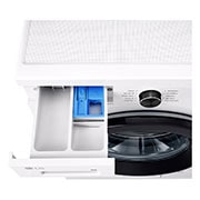 LG 9 kg Vaskemaskin(Hvid)- Steam, Energiklasse A, 6 Motion DD, Smart Diagnosis™ med Wi-Fi, F4X1009NWK