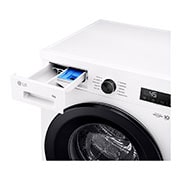 LG 9 kg Vaskemaskin(Hvid)- Steam, Energiklasse A, 6 Motion DD, Smart Diagnosis™ med Wi-Fi, F4X1009NWK