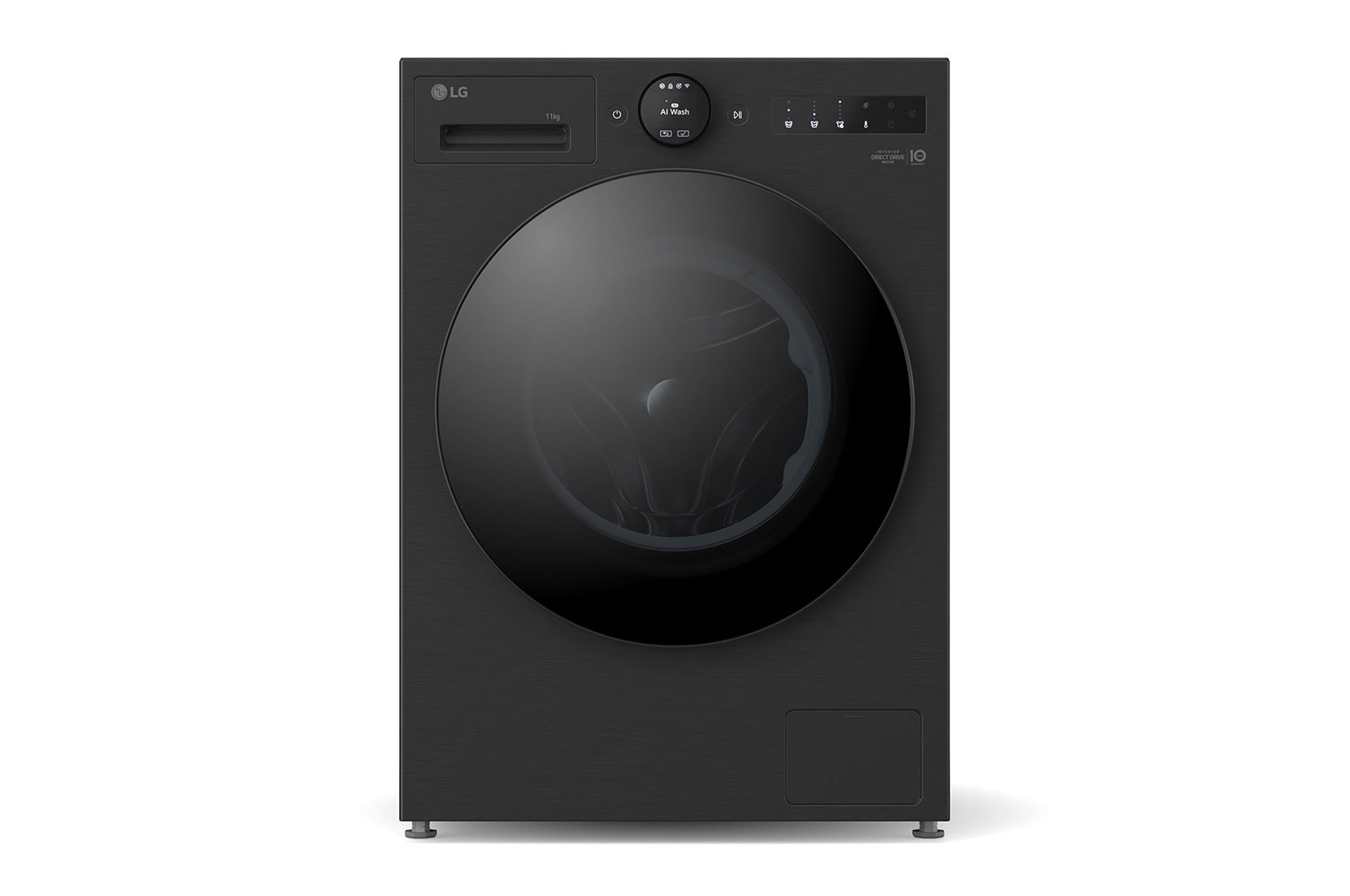 LG 11 kg Vaskemaskin(Sort) - Energiklasse A, LCD-panel, Auto Dose, TurboWash360™, AI DD™, Smart Diagnosis™ med Wi-Fi, F4X7511TBB