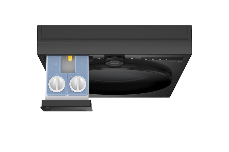 LG 11 kg Vaskemaskin(Essence Black) - Energiklasse A, LCD-panel, Auto Dose, TurboWash360™, AI DD™, Smart Diagnosis™ med Wi-Fi, F4X7511TBB