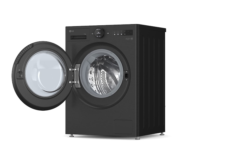 LG 11 kg Vaskemaskin(Essence Black) - Energiklasse A, LCD-panel, Auto Dose, TurboWash360™, AI DD™, Smart Diagnosis™ med Wi-Fi, F4X7511TBB