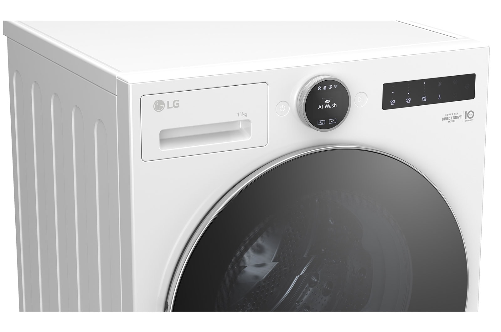 LG 11 kg Vaskemaskin(Hvid) - Energiklasse A, LCD-panel, Auto Dose, TurboWash360™, AI DD™, Smart Diagnosis™ med Wi-Fi, F4X7511TWS