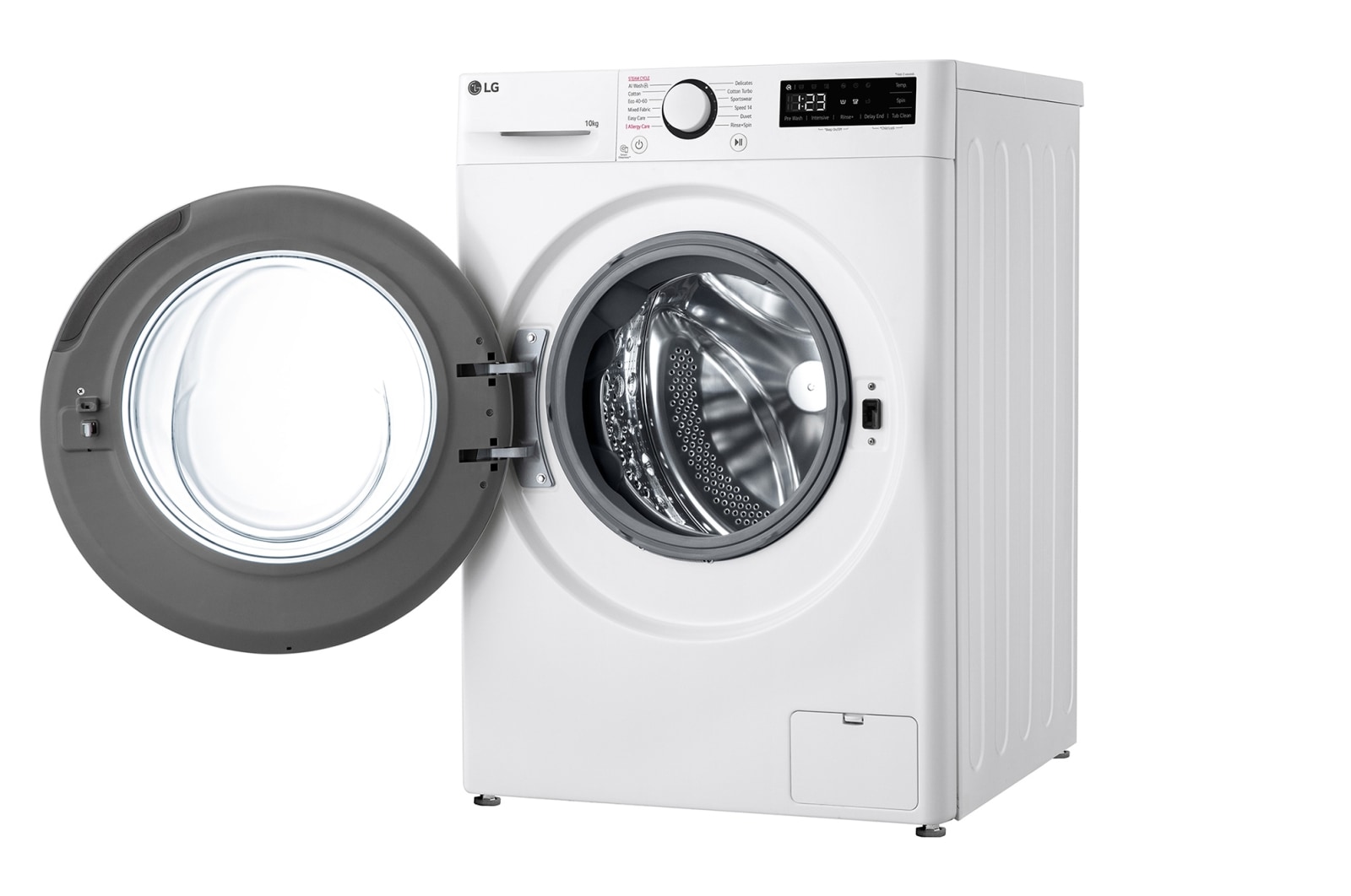LG 10 kg Vaskemaskin(Hvid) - Steam, Energiklasse A, AI DD™, Smart Diagnosis™ , F4Y5RYP3W