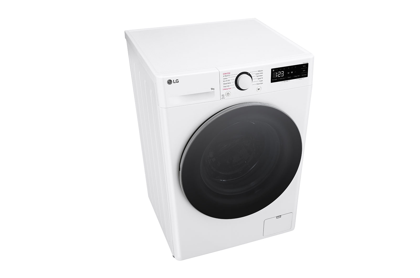 LG 9 kg Vaskemaskin(Hvid) - Steam, Energiklasse A, AI DD™, Smart Diagnosis™ , F4Y5VYP1W