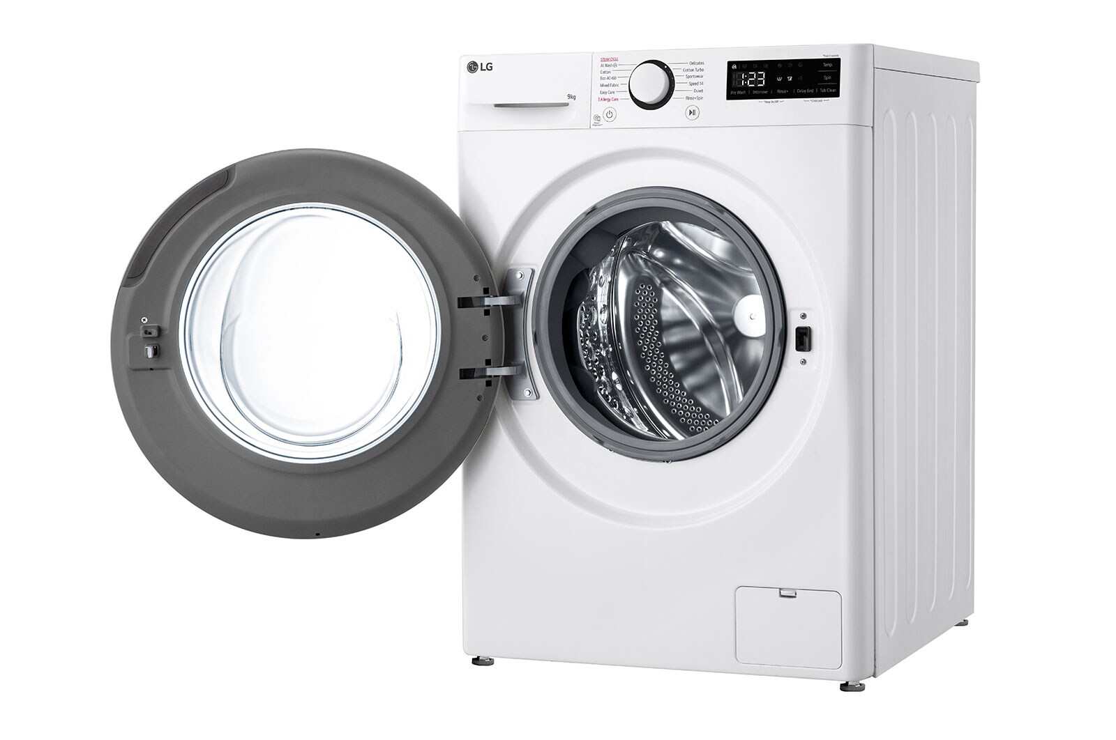 LG 9 kg Vaskemaskin(Hvid) - Steam, Energiklasse A, AI DD™, Smart Diagnosis™ , F4Y5VYP3W