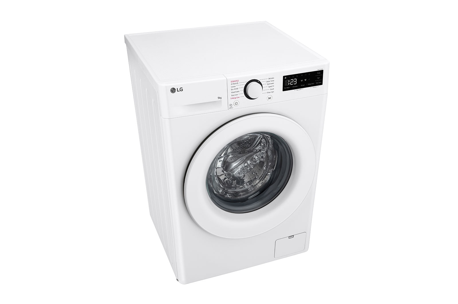 LG 9 kg Vaskemaskin(Hvid) - Steam, Energiklasse A, AI DD™, Smart Diagnosis™ , F4Y5VYP3W