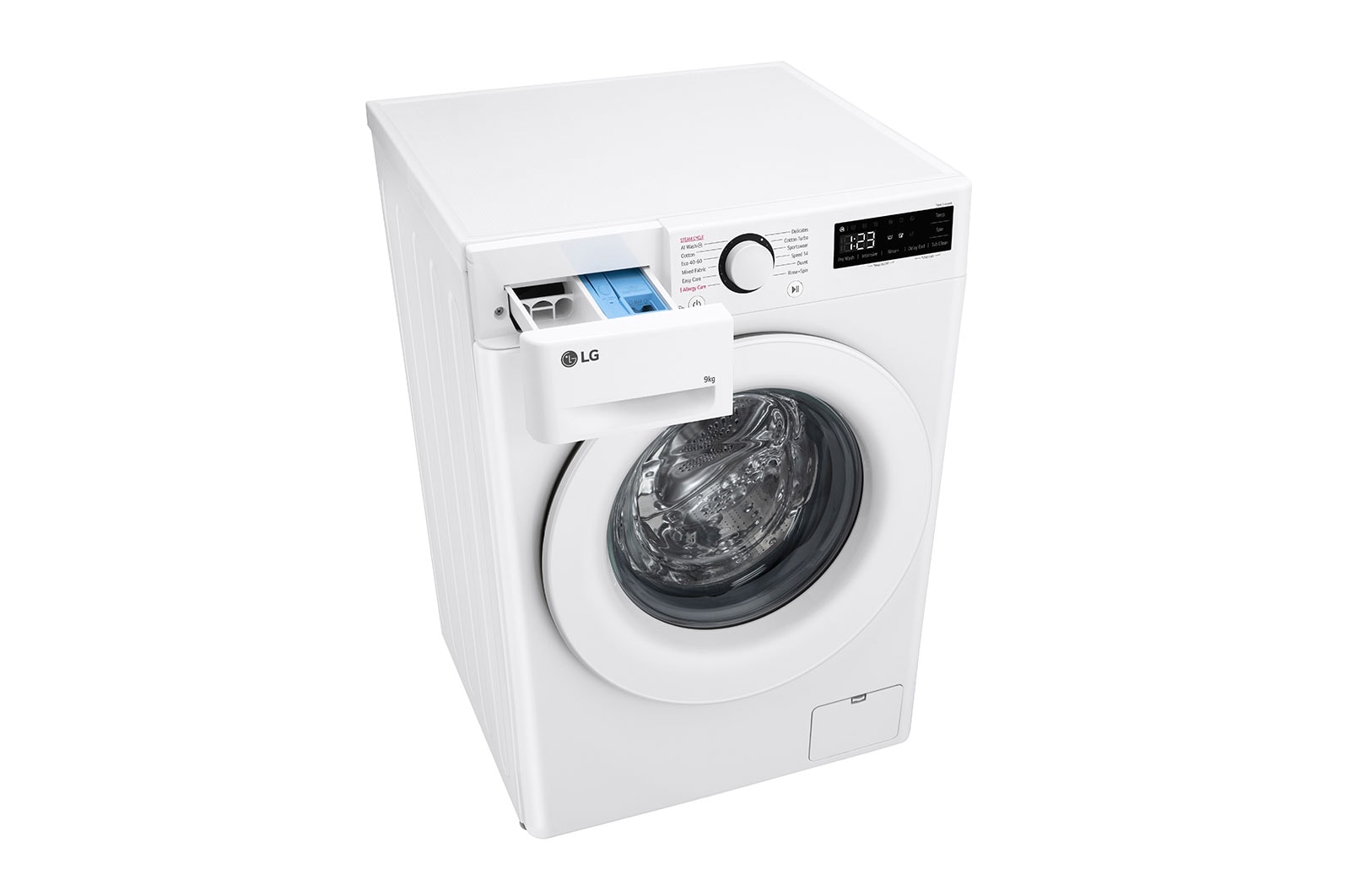 LG 9 kg Vaskemaskin(Hvid) - Steam, Energiklasse A, AI DD™, Smart Diagnosis™ , F4Y5VYP3W