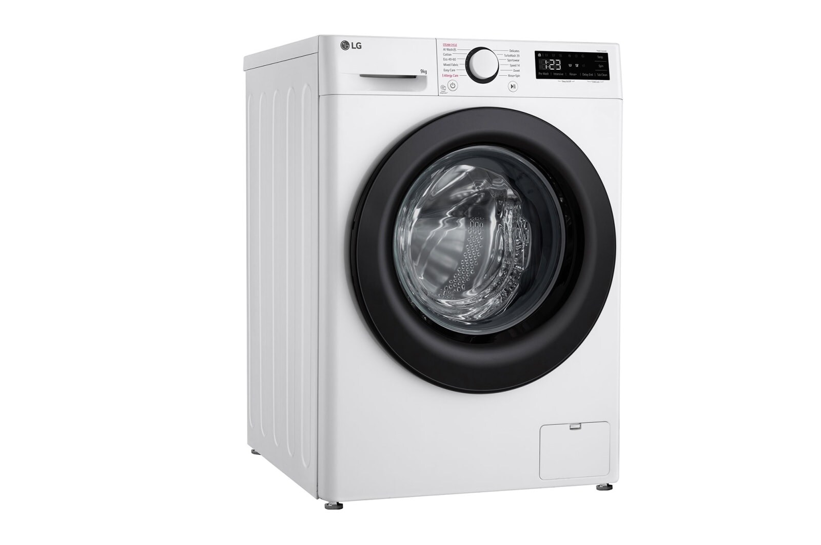LG 9 kg Vaskemaskin(Hvid) - Steam, Energiklasse A, TurboWash360™, AI DD™, Smart Diagnosis™ , F4Y5VYP6WY