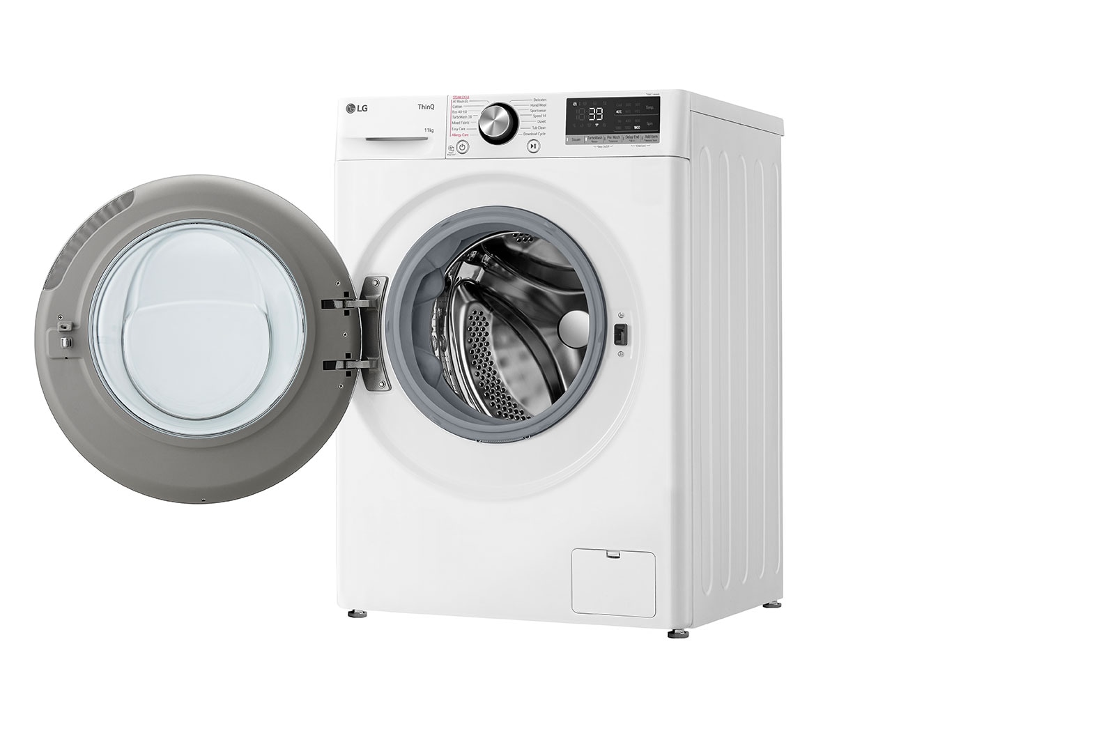 LG 11kg Vaskemaskin(Hvid) - Steam, Energiklasse A, TurboWash360™, AI DD™, Smart Diagnosis™ med Wi-Fi, F6Y7EYPYW