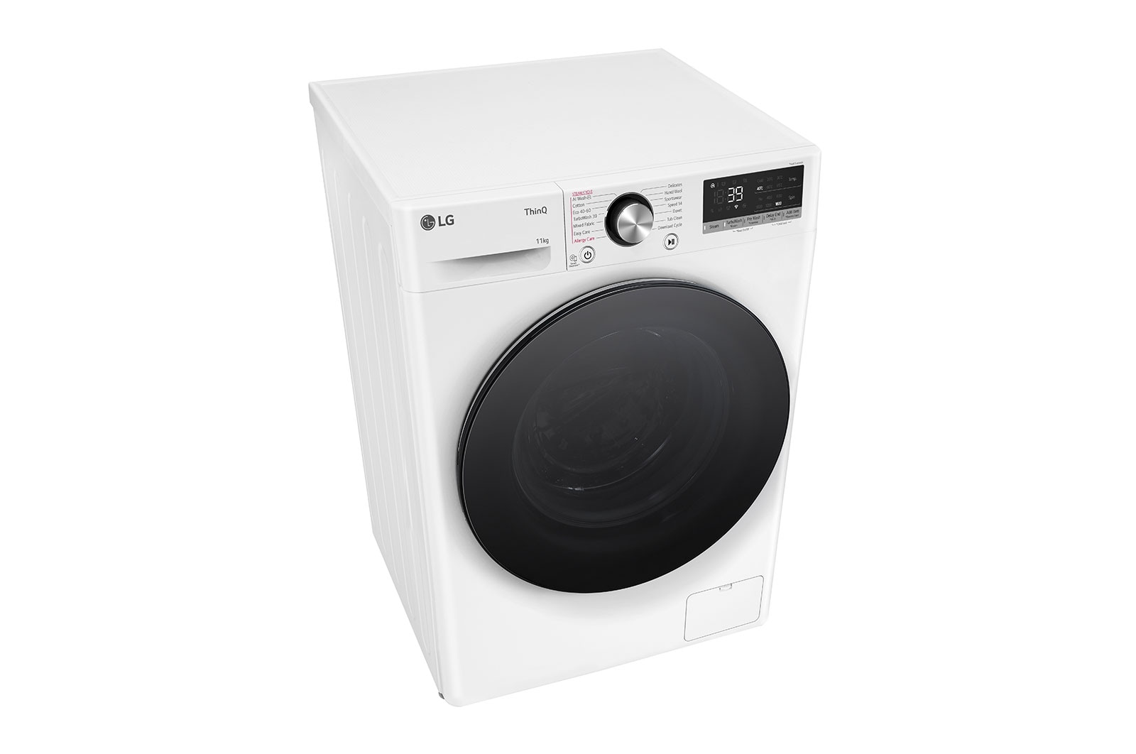 LG 11kg Vaskemaskin(Hvid) - Steam, Energiklasse A, TurboWash360™, AI DD™, Smart Diagnosis™ med Wi-Fi, F6Y7EYPYW