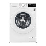 Visning forfra af 10.5 kg Vaskemaskin(Hvit) - Energiklasse A, AI DD™, Steam™, Smart Diagnosis FV34JNS0A