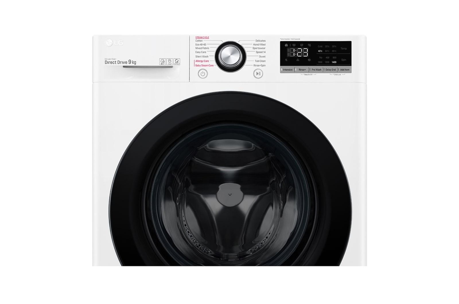 LG 9 kg Vaskemaskine(Hvid) - Steam, Energiklasse B, AI DD™, Smart Diagnosis™, FV50VNS3E
