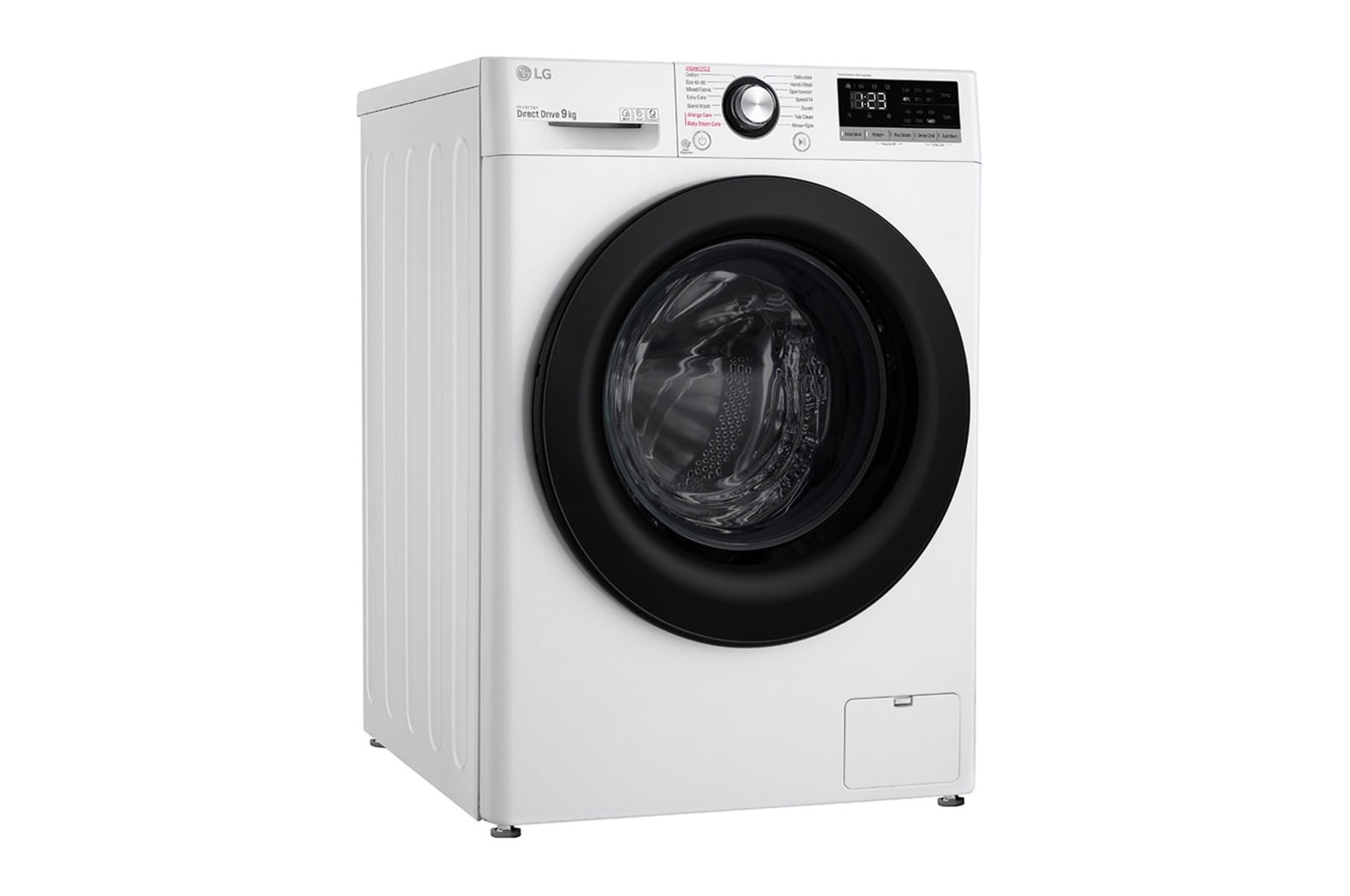 LG 9 kg Vaskemaskine(Hvid) - Steam, Energiklasse B, AI DD™, Smart Diagnosis™, FV50VNS3E
