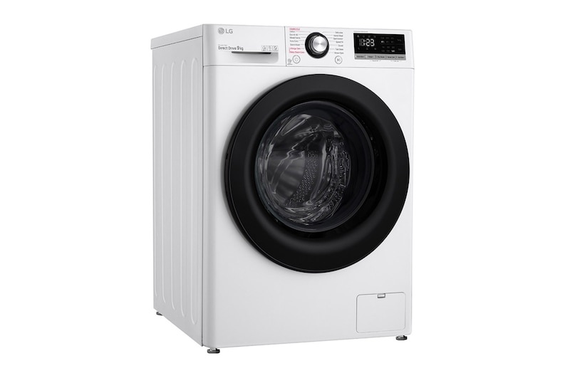 LG 9 kg Vaskemaskine(Hvid) - Steam, Energiklasse B, AI DD™, Smart Diagnosis™, FV50VNS3E