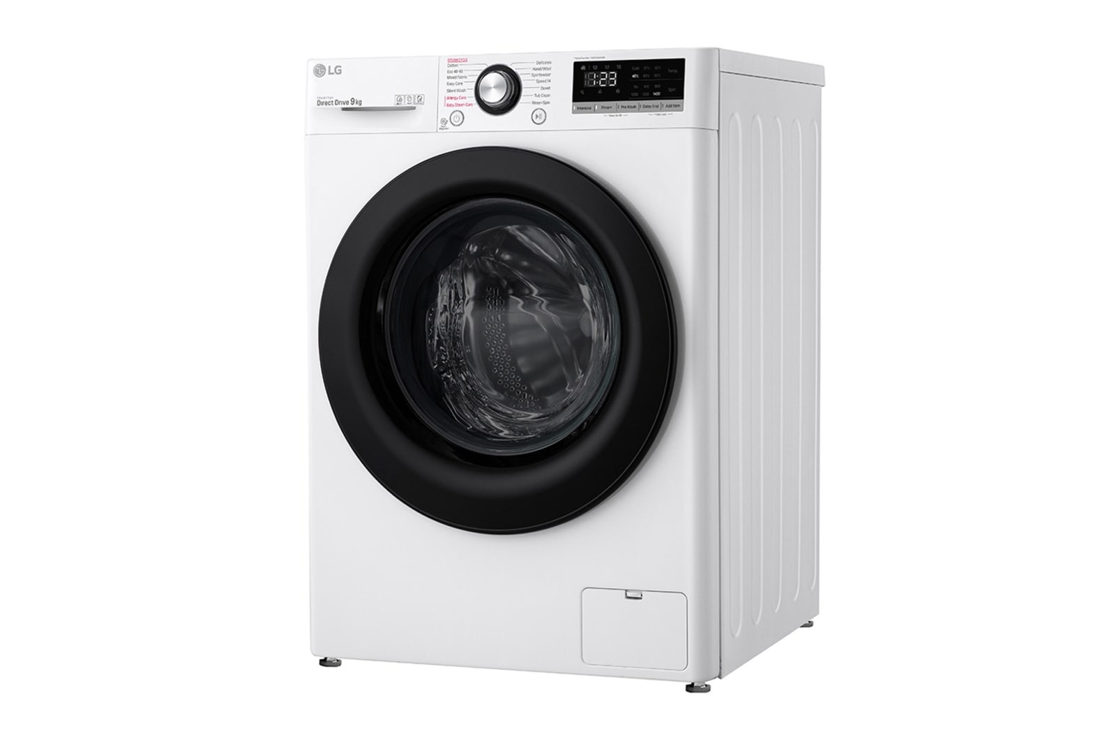 LG 9 kg Vaskemaskine(Hvid) - Steam, Energiklasse B, AI DD™, Smart Diagnosis™, FV50VNS3E