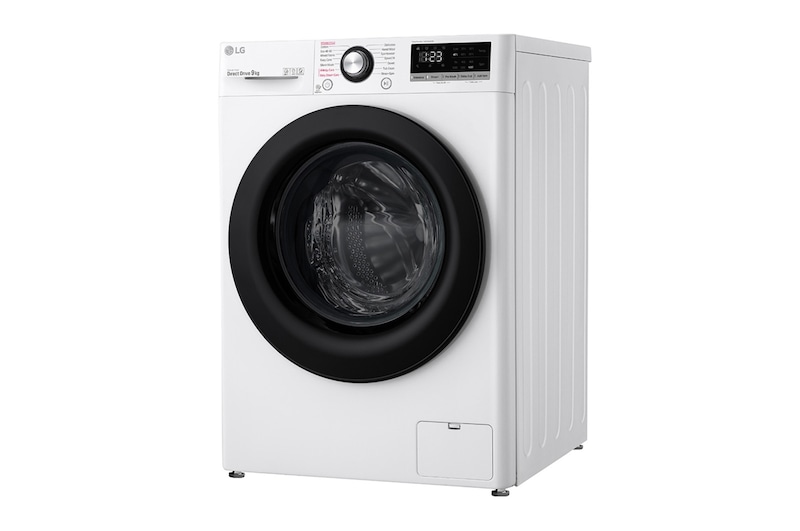 LG 9 kg Vaskemaskine(Hvid) - Steam, Energiklasse B, AI DD™, Smart Diagnosis™, FV50VNS3E