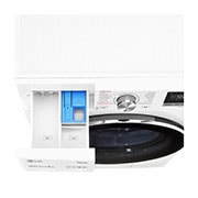 LG 9 kg Vaskemaskin(Hvid) - Steam, Energiklasse A, TurboWash™, AI DD™, Smart Diagnosis™ med Wi-Fi, FV74VNS2WA