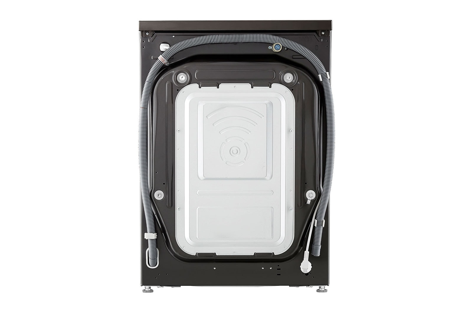 LG 12 kg Vaskemaskin(Sort) - Steam+, Energiklasse A, TurboWash360™, AI DD™, Smart Diagnosis™ med Wi-Fi, FV90BNS2BE