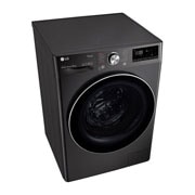 LG 12 kg Vaskemaskin(Sort) - Steam+, Energiklasse A, TurboWash360™, AI DD™, Smart Diagnosis™ med Wi-Fi, FV90BNS2BE