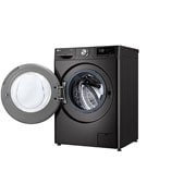 LG 12 kg Vaskemaskin(Sort) - Steam+, Energiklasse A, TurboWash360™, AI DD™, Smart Diagnosis™ med Wi-Fi, FV90BNS2BE