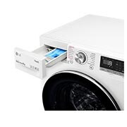 LG 9 kg Vaskemaskin(Hvid) - Steam, Energiklasse A, TurboWash360™, AI DD™, Smart Diagnosis™ med Wi-Fi, FV90VNS2QE
