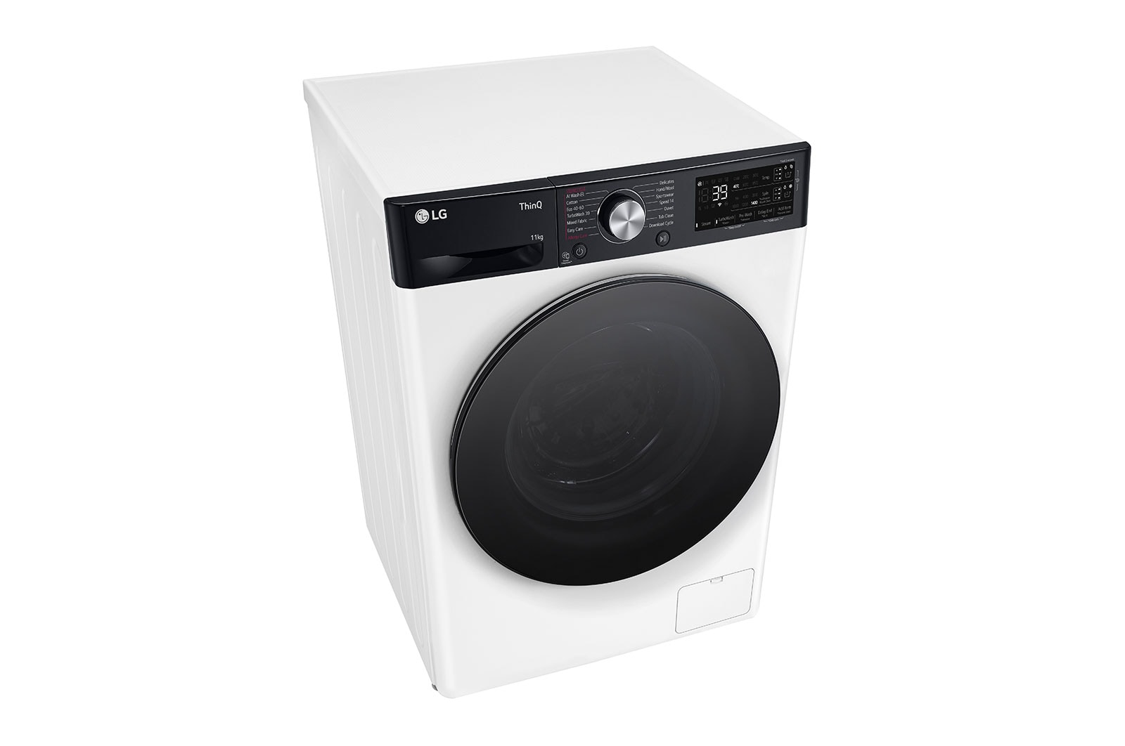 LG 11 kg Vaskemaskin(Hvid) - Auto Dose, Steam, Energiklasse A, TurboWash360™, AI DD™, Smart Diagnosis™ med Wi-Fi, FV94ENS2BA