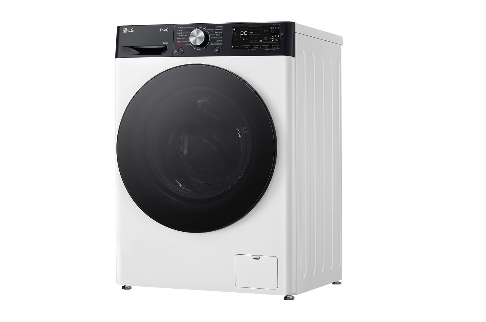 LG 11 kg Vaskemaskin(Hvid) - Auto Dose, Steam, Energiklasse A, TurboWash360™, AI DD™, Smart Diagnosis™ med Wi-Fi, FV94ENS2BA