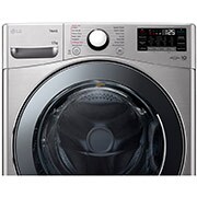 LG 17 kg Vaskemaskine(Stainless Silver) - Steam, Energiklasse E, TurboWash™, Smart Diagnosis™ med Wi-Fi, FVB17NS2TE