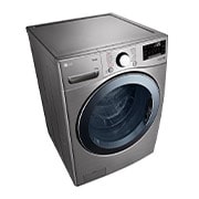 LG 17 kg Vaskemaskine(Stainless Silver) - Steam, Energiklasse E, TurboWash™, Smart Diagnosis™ med Wi-Fi, FVB17NS2TE