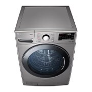 LG 17 kg Vaskemaskine(Stainless Silver) - Steam, Energiklasse E, TurboWash™, Smart Diagnosis™ med Wi-Fi, FVB17NS2TE